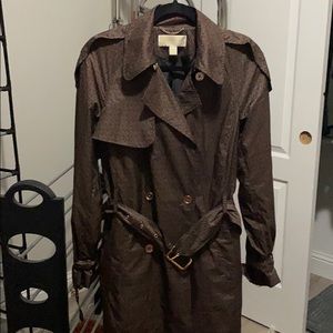 MK Logo trench coat